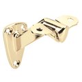 Hardware Resources 1-7/16"x2-1/2"Heavy Duty Handrail Bracket with  3-3/8" Projection -  Polished Brass HRB01-PB